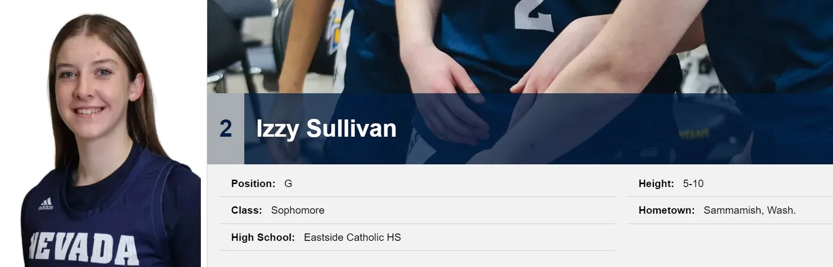 Izzy Sullivan - Nevada Women's Basketball - Sophomore 2024-2025